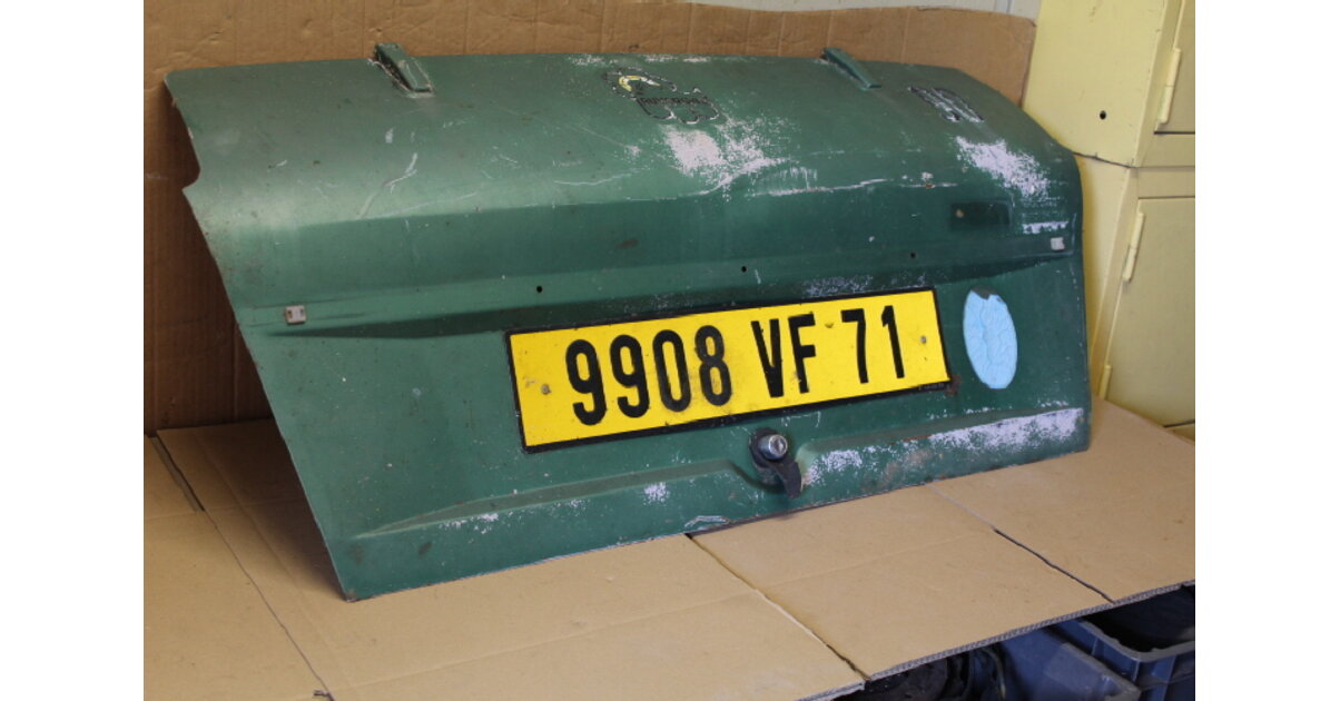 Emblème De Coffre Arrière Gauche CITROËN AMI8 - Pièce Originale Chromée D'occasion
